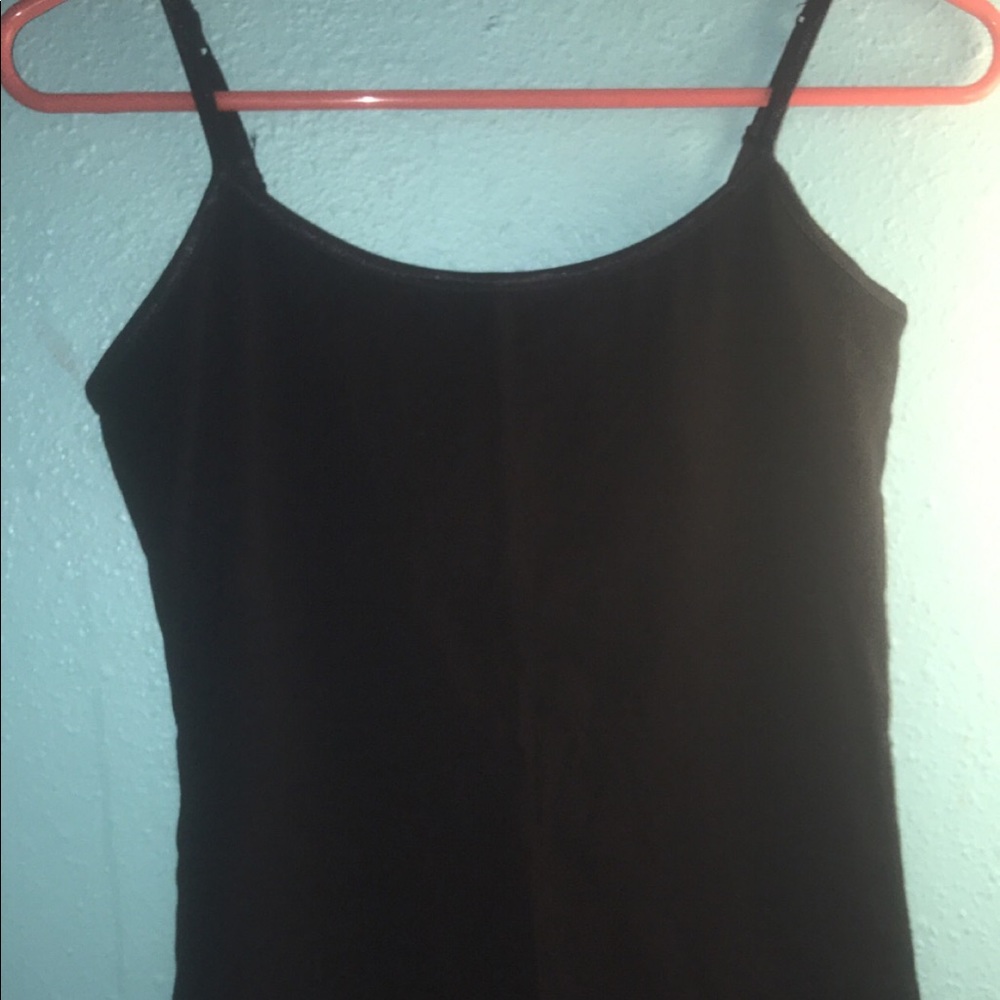 Black tank top